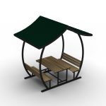 Pİ-806 Metal Gazebo Piknik Masası
