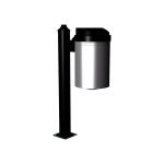 MC-509 Metal Çöp Kovası